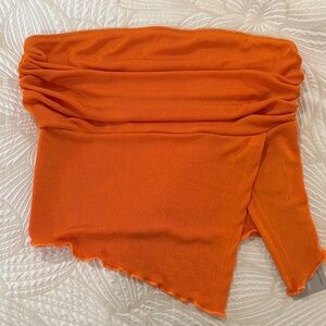 Vibrant Orange Tube Top, NWT